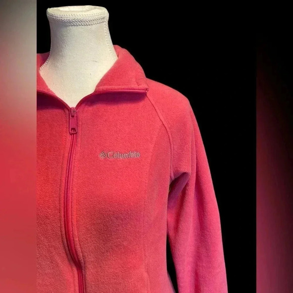 Columbia women's Three Lakes Full-Zip Fleece Jacket  Size Medium Pink
BIN Z - Picture 2 of 6